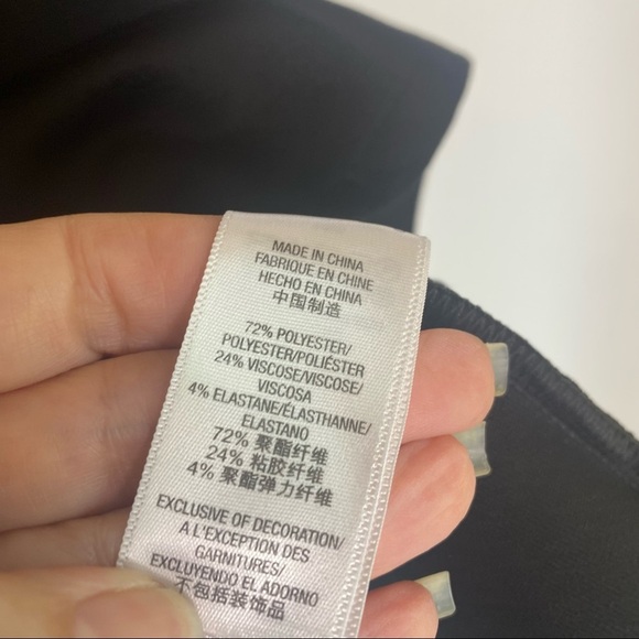 Juicy Couture Little Black Dress ruffle flounce hem above the knee Sz M Classic - Picture 4 of 5